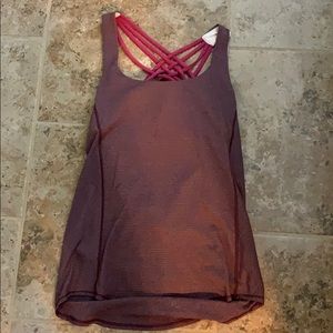 Lululemon tank with bra built in
